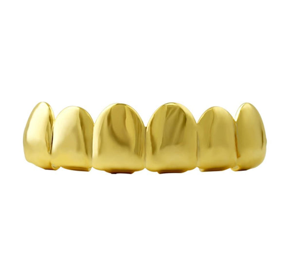 Gold Grillz Top Teeth
