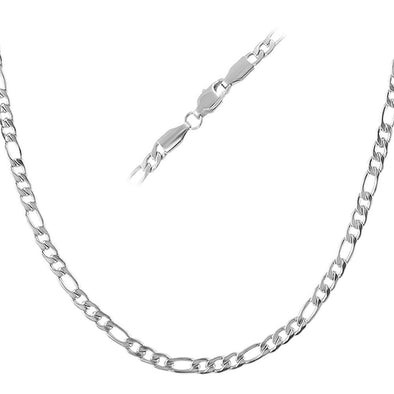 Figaro Stainless Steel Chain Necklace 4MM