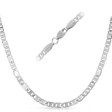 Marine Stainless Steel Chain Necklace 4MM
