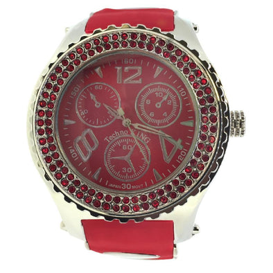 Double Red Double Bezel Red Rubber Watch