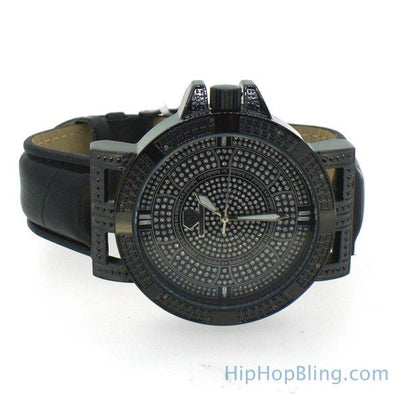 Black Swag Hip Hop Diamond Watch Super Techno