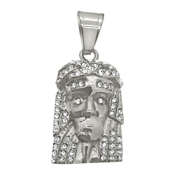 Stainless Steel Jesus Micro Pendant