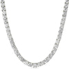 6MM CZ Stainless Steel 1 Row Tennis Chain BEST QUALITY
