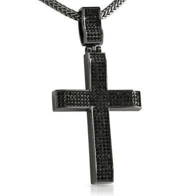 Wavy Black Cross