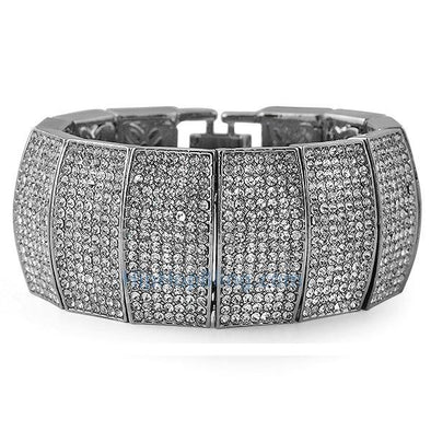 1300 Stone Mega Rhodium Bling Bling Bracelet