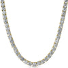 6MM CZ Gold Stainless Steel 1 Row Tennis Chain BEST QUALITY