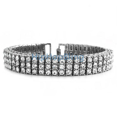 3 Row Bling Bling Bracelet