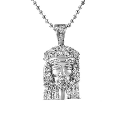 .925 Silver Micro Jesus Piece Pendant