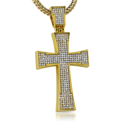 Gold Jagged Ice Cross