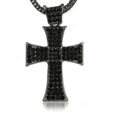 Black Hatchet Hip Hop Cross  Chain Small