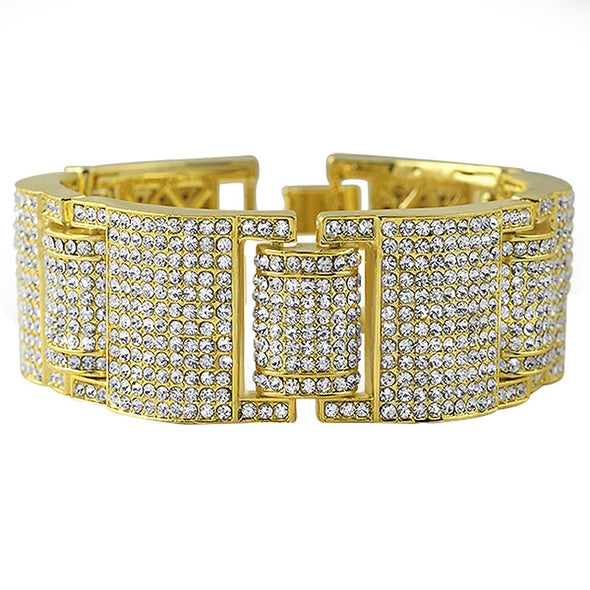 Gold Godfather Hip Hop Bracelet