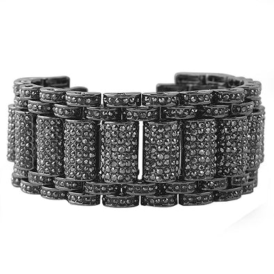 Mega Ice Rolls Black Bracelet