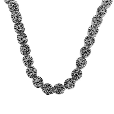 Black Hematite Cluster Bling Chain