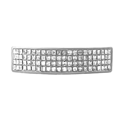 4 Row Grillz Rhodium Top