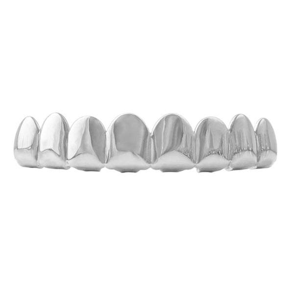 8 Tooth Grillz Rhodium Top
