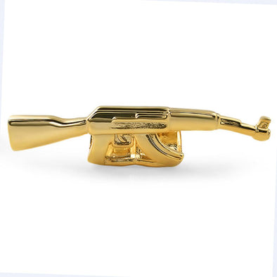 Gold Machine Gun Grillz