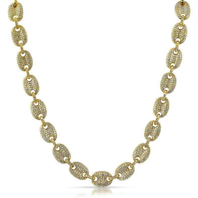 Bubble Link Marine Bling Bling Gold CZ Chain