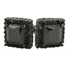 Micro Pave Square Cut CZ Bling Bling Earrings