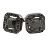 Square Island Micro Pave CZ Bling Bling Earrings