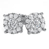 Popular Cluster Micro Pave CZ Bling Bling Earrings
