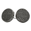 XL Circle Micro Pave CZ Bling Bling Earrings