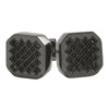 Jagged Box Micro Pave CZ Bling Bling Earrings