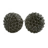 3D Domed Micro Pave CZ Bling Bling Earrings