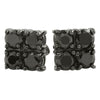 2 Row Box Micro Pave CZ Bling Bling Earrings