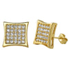 5 Row Kite Micro Pave CZ Bling Bling Earrings