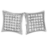 6 Row Kite Micro Pave CZ Bling Bling Earrings