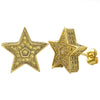 3D Star Micro Pave CZ Bling Bling Earrings