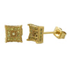 Kite Box Small Micro Pave CZ Bling Bling Earrings