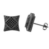 Custom Kite Micro Pave CZ Bling Bling Earrings