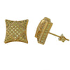 Custom Kite Micro Pave CZ Bling Bling Earrings