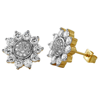 Buttercup Micro Pave CZ Bling Bling Earrings