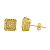 Fashion Cube Micro Pave CZ Bling Bling Earrings