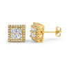 Super Box Micro Pave CZ Bling Bling Earrings