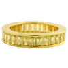 Eternity Baguette CZ Micro Pave Bling Bling Ring