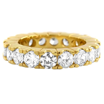 Eternity 4MM CZ Micro Pave Bling Bling Ring