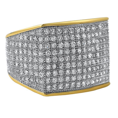 Boss Ice CZ Mens Micro Pave Bling Bling Ring
