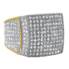 All Icey CZ Mens Micro Pave Bling Bling Ring