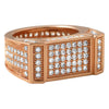 Ice Bar CZ Mens Micro Pave Bling Bling Ring
