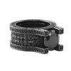 Custom Centerstone Solitaire CZ Mens Micro Pave Bling Bling Ring