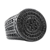 CEO Boss CZ Mens Micro Pave Bling Bling Ring