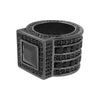 Executive President CZ Mens Micro Pave Bling Bling Ring