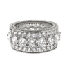 Big Ice Eternity Band CZ Mens Hip Hop Ring