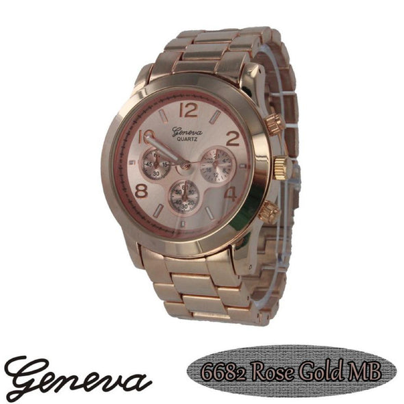 Classic Techno Pave Watch Rose