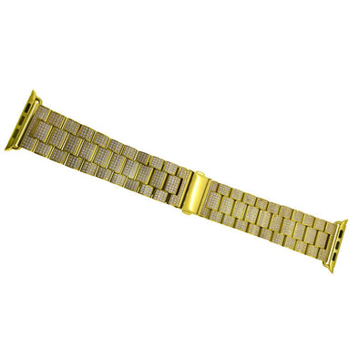Gold CZ Aftermarket Band for iWatch 42MM