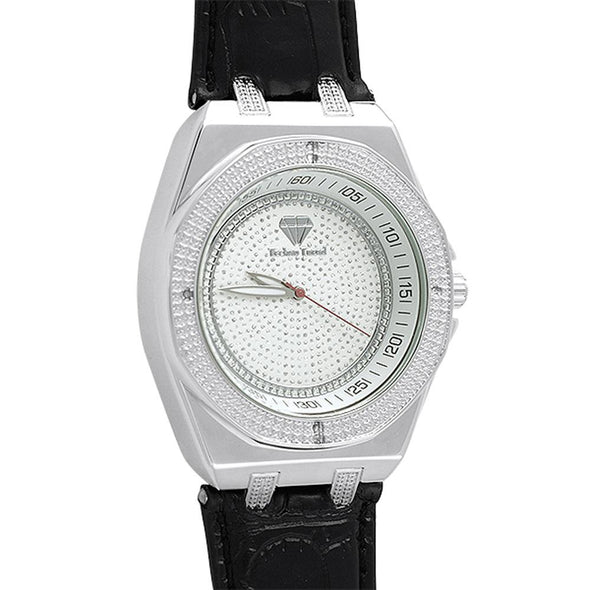 Genuine Diamond hi Tech Style Watch