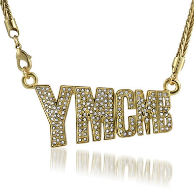 YMCMB Gold Pendant  Chain